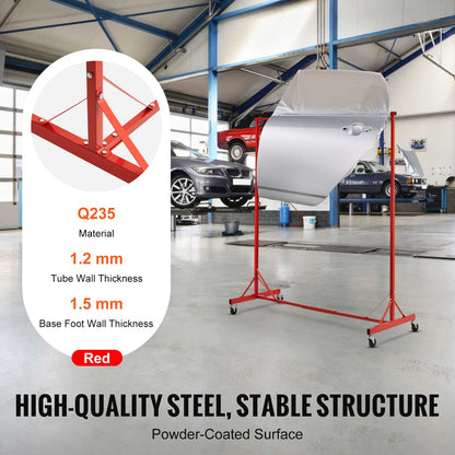 Paint Stand Adjustable Paint Hanger 8 Hooks Auto Body Painting Stand