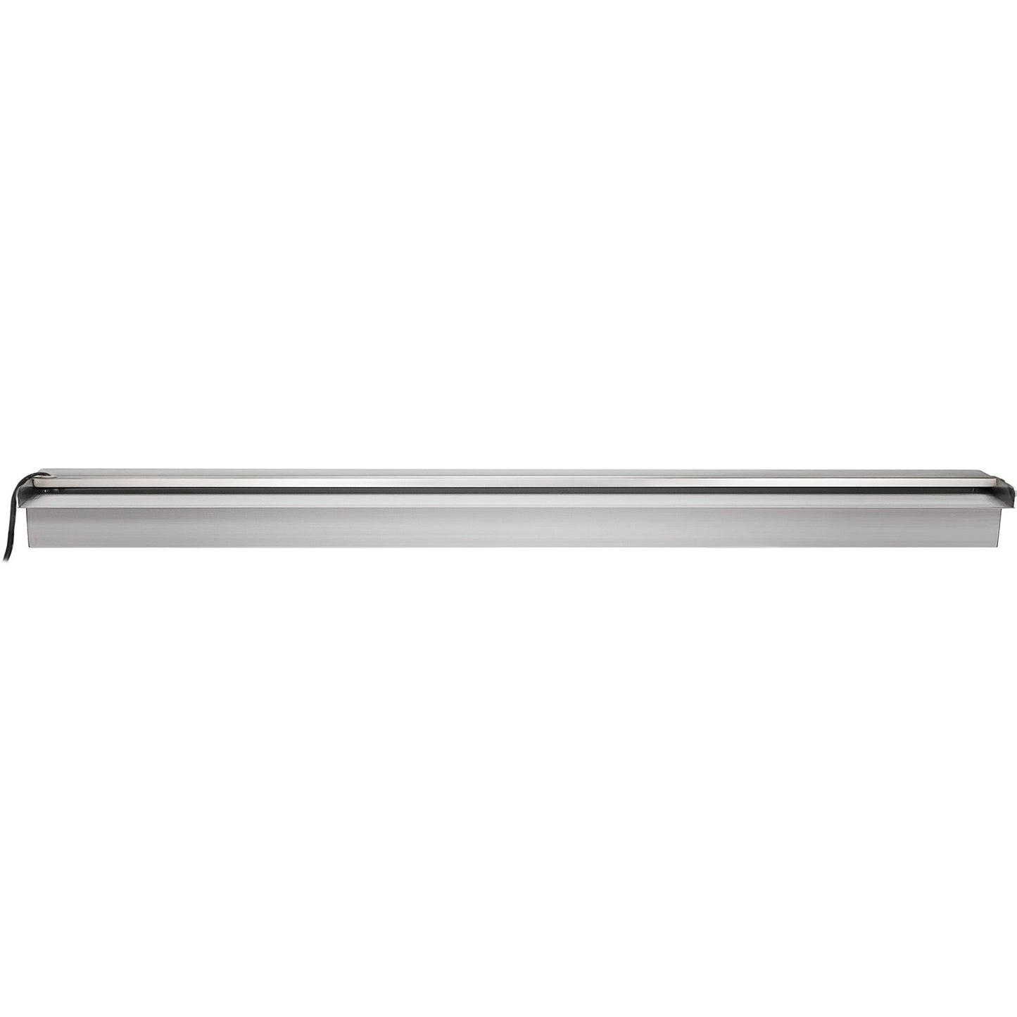 Färgglad LED pool vattenfall spill i rostfritt stål 151x11,5x8 cm