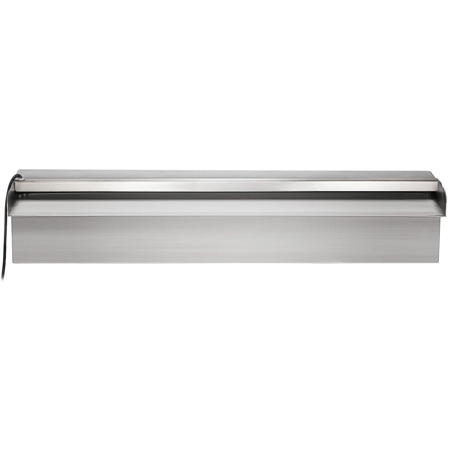 Färgglad LED pool vattenfall spill i rostfritt stål 30x11,5x8 cm