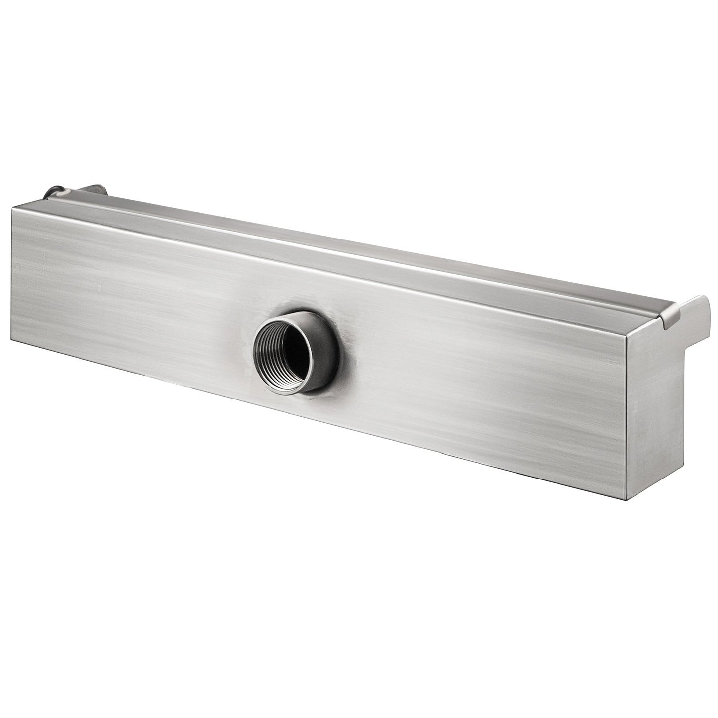 Färgglad LED pool vattenfall spill i rostfritt stål 30x11,5x8 cm
