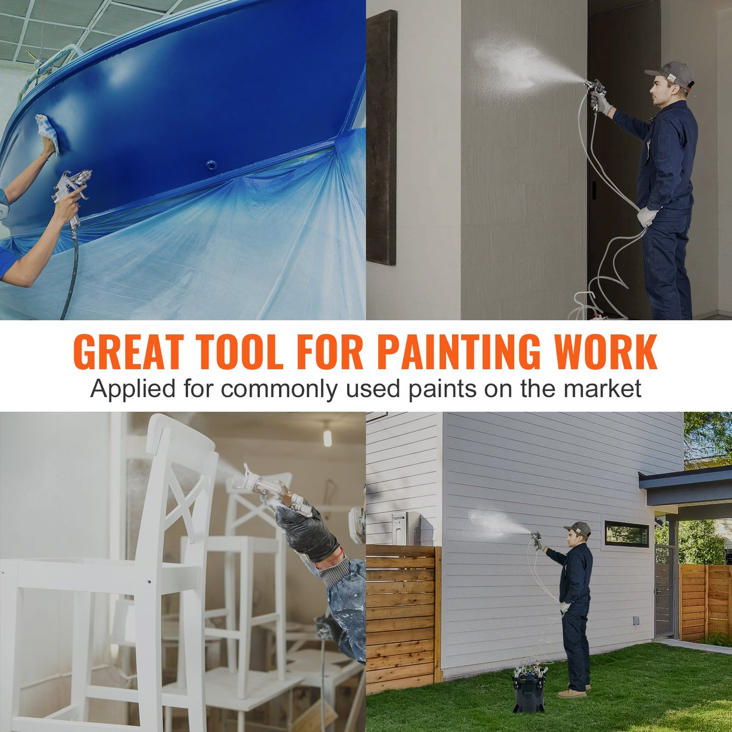 Spray Paint Pressure Pot Tank, 10L/2.5gal Air Paint Pressure Pot, Metal Stand and Leak Repair Sealant for Industry Home Decoration Architecture Construction Car Painting, 70PSI Max