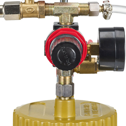 Sprayfärgstryckbehållare, 2L/0,5gal lättviktsluftfärgstryckbehållare, 1,8 mm munstycke Sprayfärgpistol 3m slangar för heminredning Arkitektur Konstruktion Bilmålning, 45PSI Max