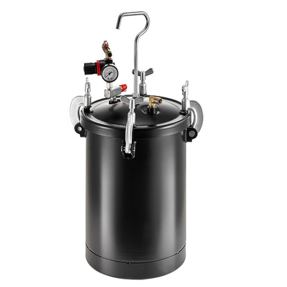 Druckbehälter für Sprühfarbe, 15 l/3,75 gal. Schläuche für Spritzpistolen, Druckmesser