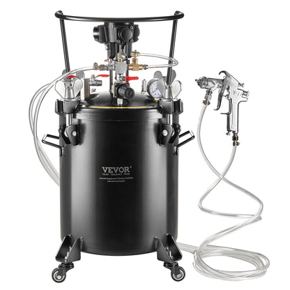 Spray Paint Pressure Pot Tank 30 L/7,5 gal Helautomatisk omrörning 70 psi