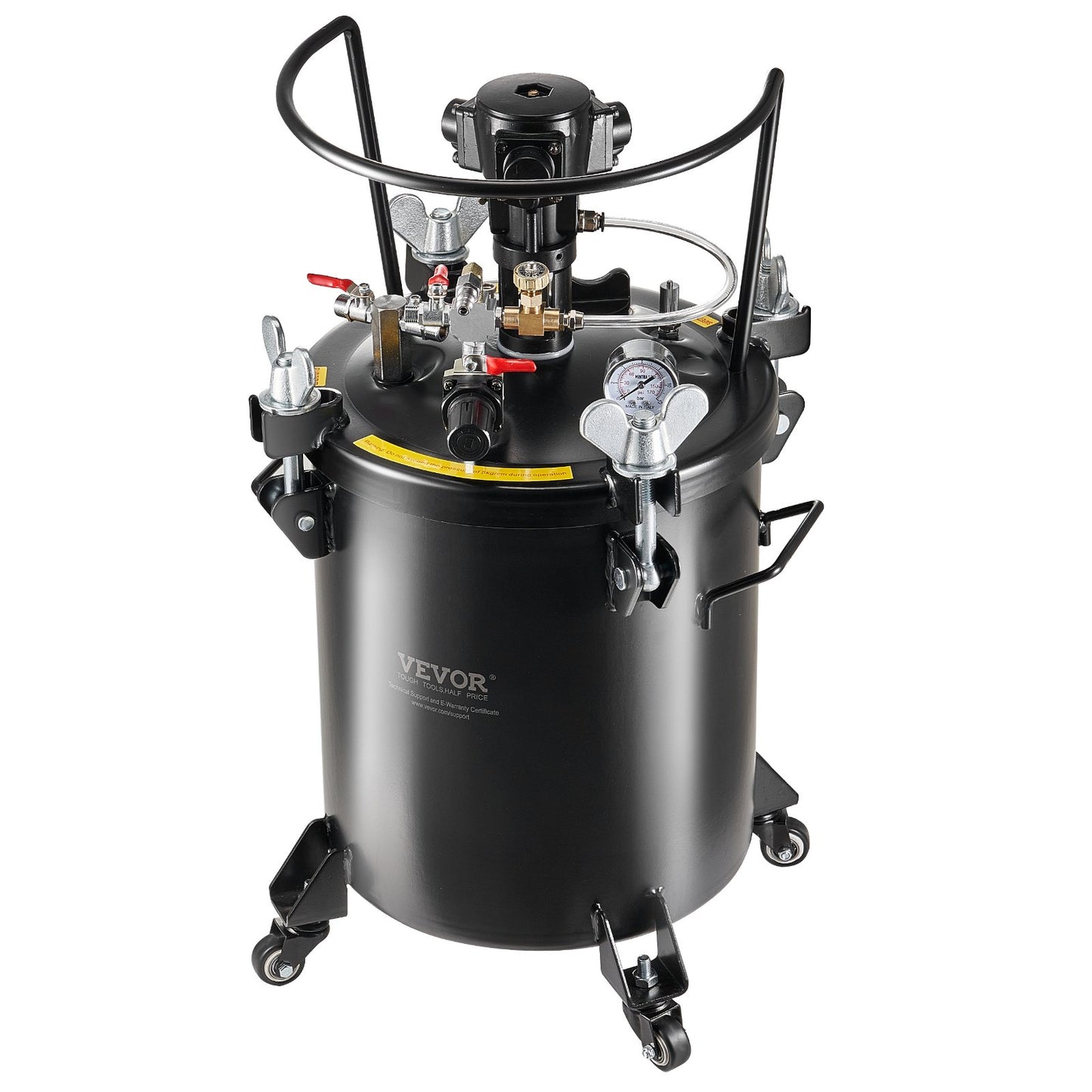 Spray Paint Pressure Pot Tank 30 L/7,5 gal Helautomatisk omrörning 70 psi