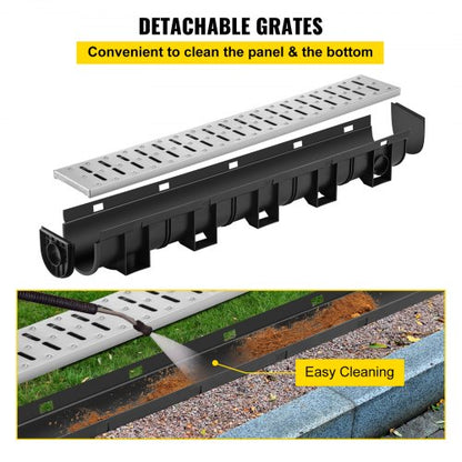 Driveway drainage channel, metal grating - 5.8 | EU