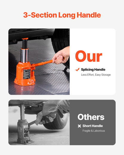 Hydraulic Bottle Jack 20 Ton Manual High Lift Car Workshop