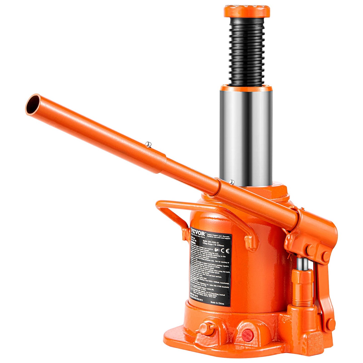 Hydraulic Bottle Jack 20 Ton Manual High Lift Car Workshop