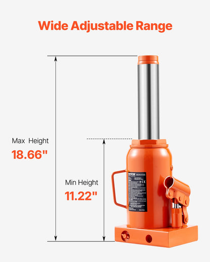 Hydraulic Bottle Jack 30 Ton Manual High Lift Car Workshop