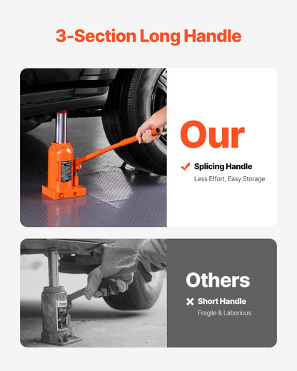 Hydraulic Bottle Jack 30 Ton Manual High Lift Car Workshop