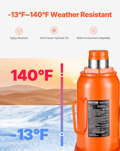 Hydraulic Bottle Jack 30 Ton Manual High Lift Car Workshop