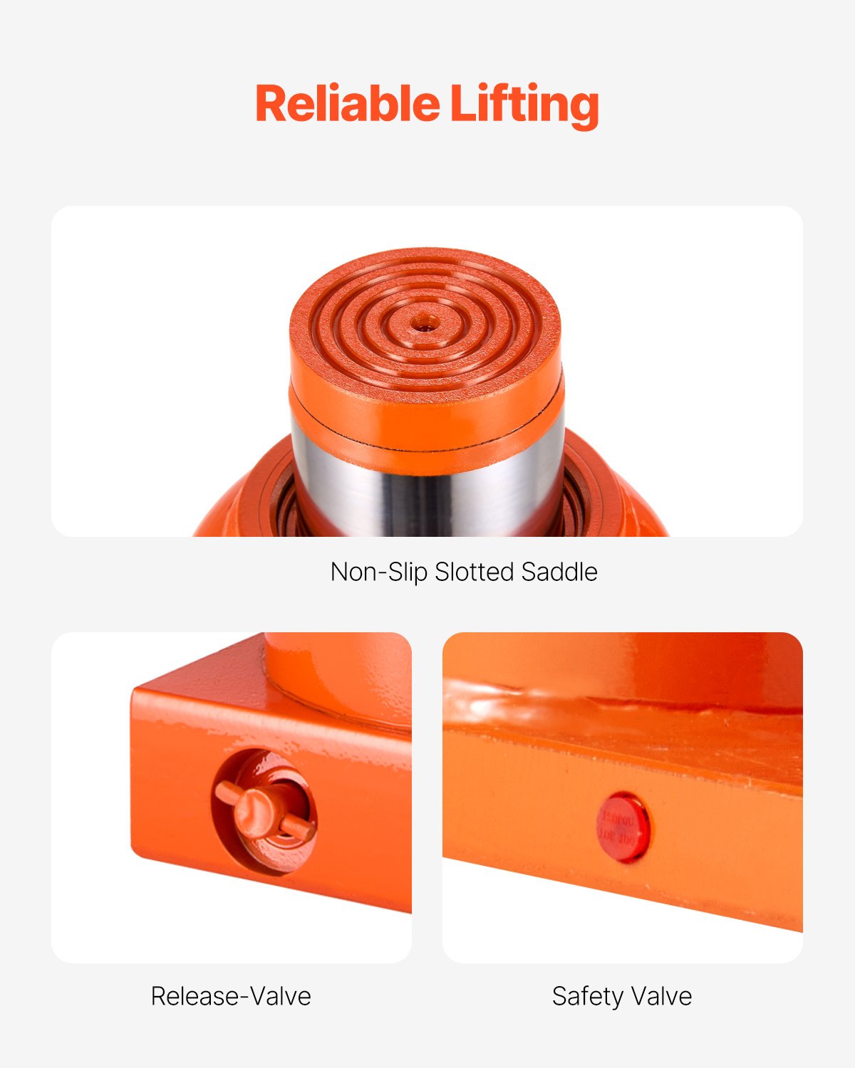 Hydraulic Bottle Jack 50 Ton Manual High Lift Car Workshop