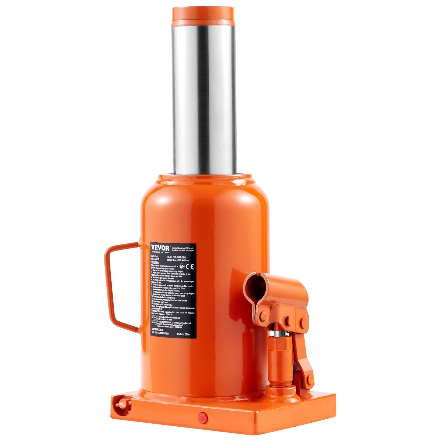 Hydraulic Bottle Jack 50 Ton Manual High Lift Car Workshop