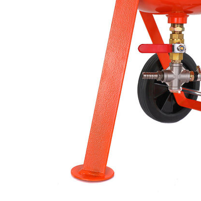 10 Gallonen Hochleistungs-Sandstrahler 60–110 PSI mit 2 Düsen und 7,5 Fuß Schlauch