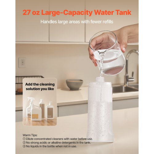 Spraymopp Återfyllningsbar Vattentank Tvättbar Mikrofiberdyna för Trägolv |  EU