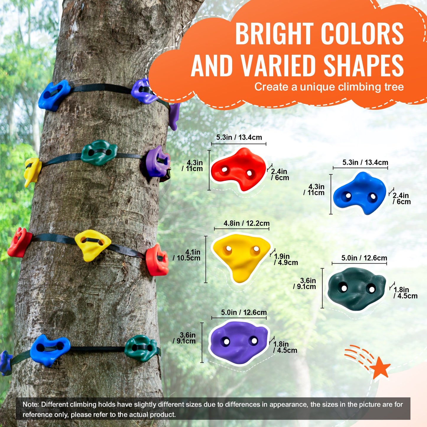 Ninja Tree Climbing Kit 12 Tree Climbing rymmer 6 spärrband utomhus