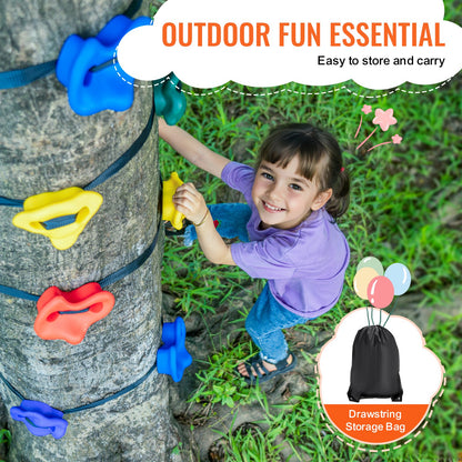 Ninja Tree Climbing Kit 20 Tree Climbing rymmer 6 spärrband utomhus