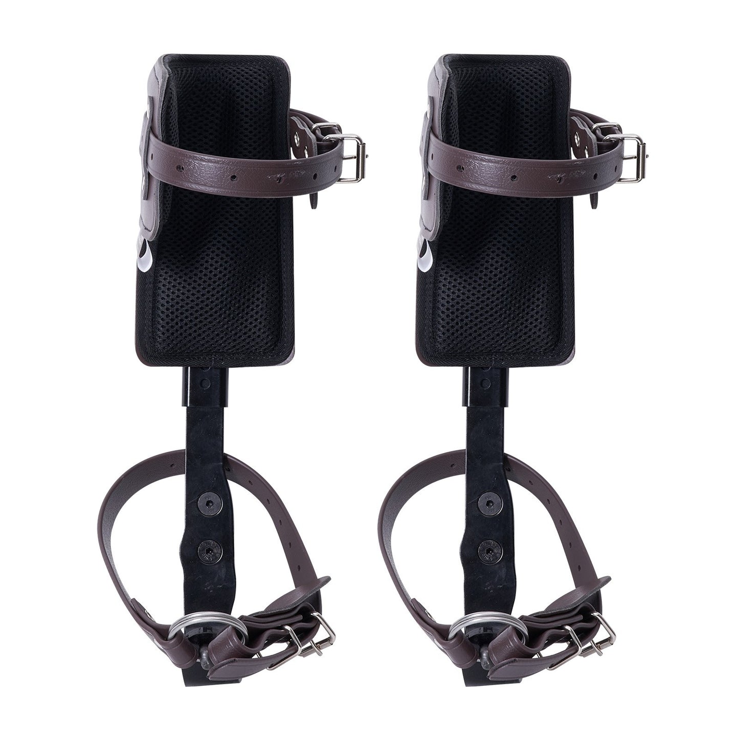 Trädklättringspiggar Klättersporrar Legerat stål Arboristutrustning Brun