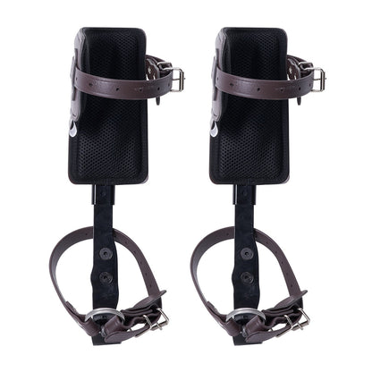 Trädklättringspiggar Klättersporrar Legerat stål Arboristutrustning Brun