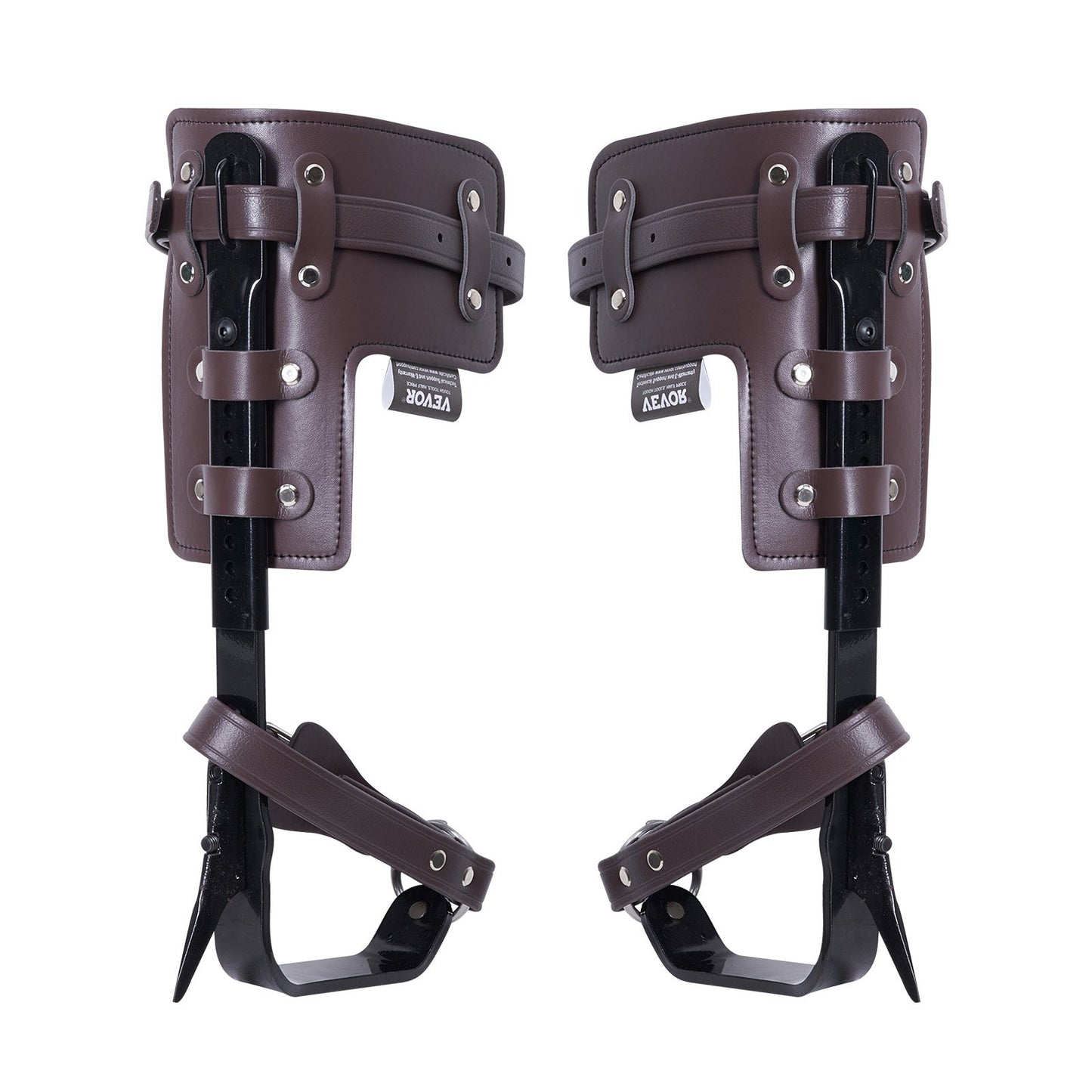 Trädklättringspiggar Klättersporrar Legerat stål Arboristutrustning Brun