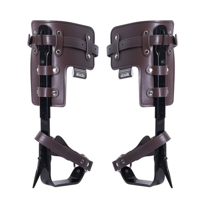 Trädklättringspiggar Klättersporrar Legerat stål Arboristutrustning Brun