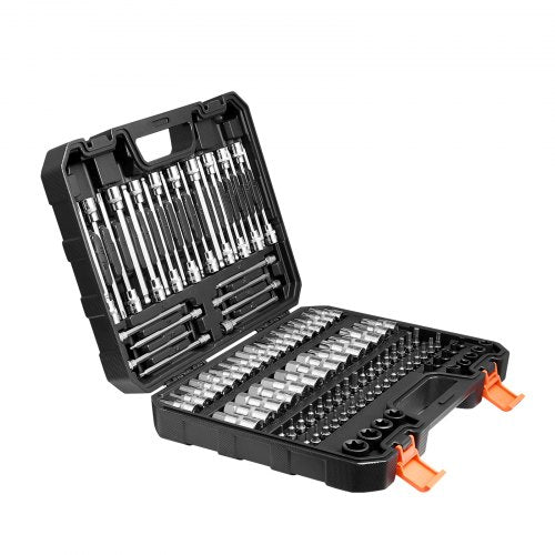 Bit socket set 107-piece SAE and metric hex/torx/E-torx/tamper-proof/extra long | EU