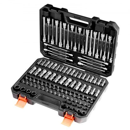 Bit socket set 107-piece SAE and metric hex/torx/E-torx/tamper-proof/extra long | EU