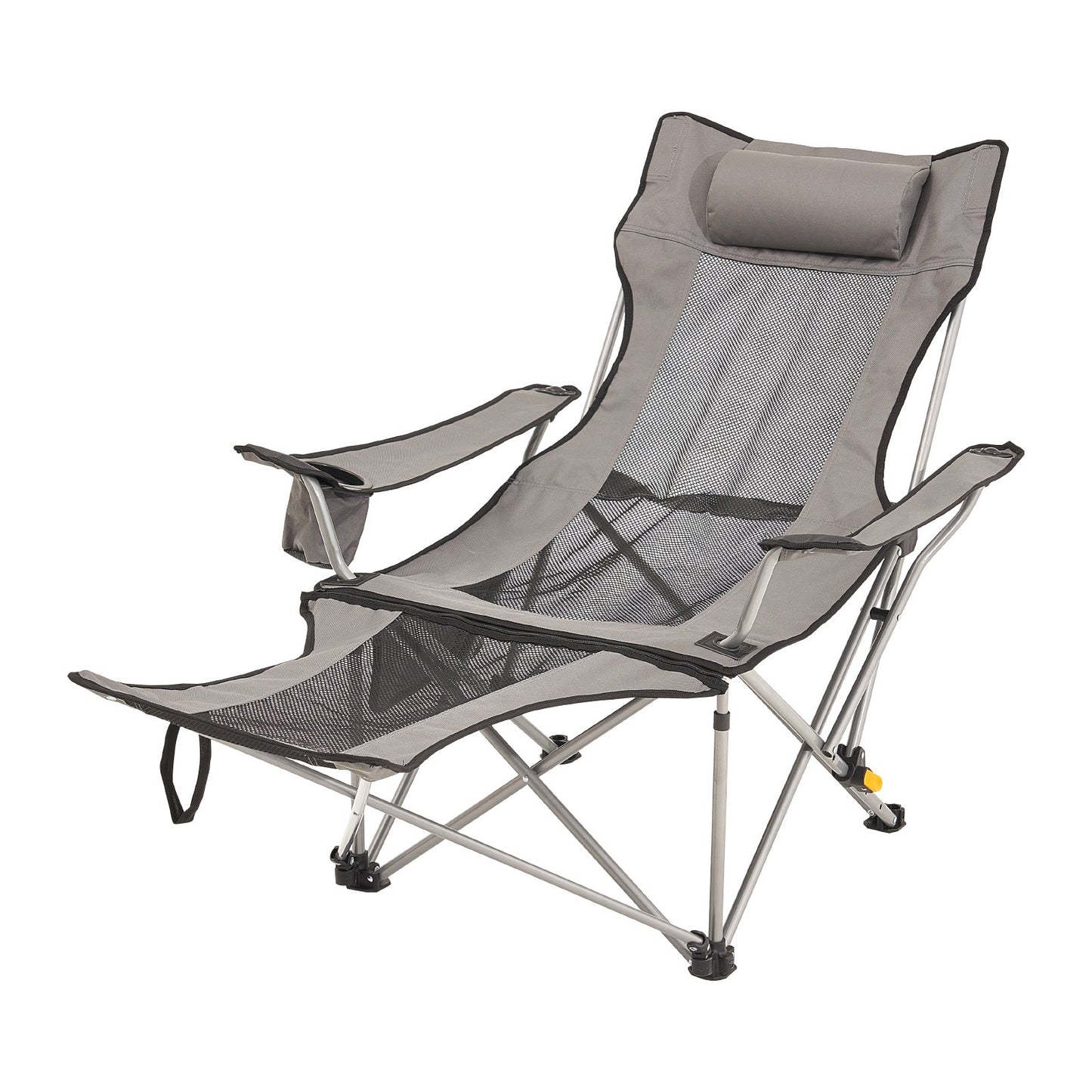 Reclining Camping Chair Folding Chair 330 lbs Load for Home and Outdoor