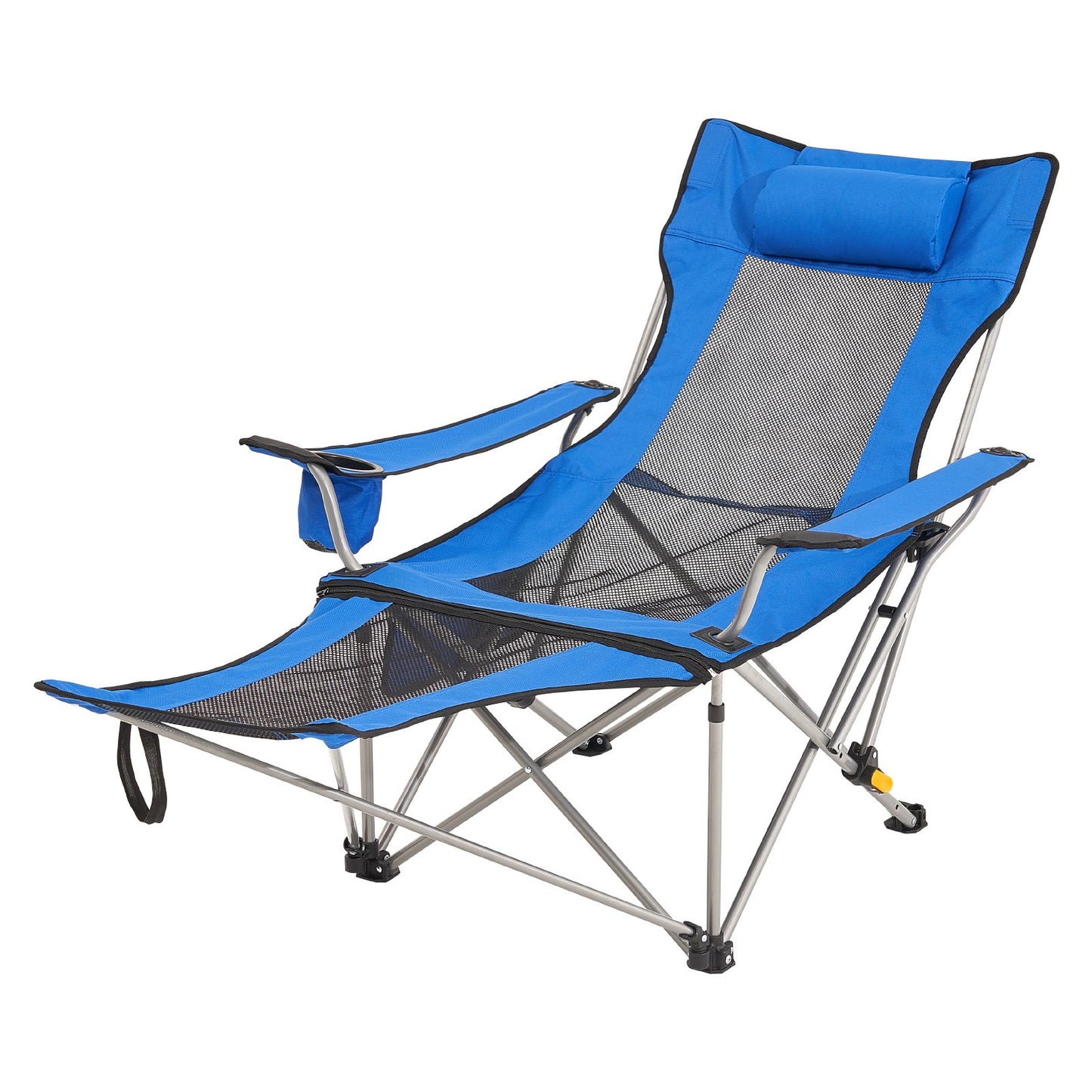 Reclining Camping Chair Portable Chair 330 lbs Load for Outdoor and Home