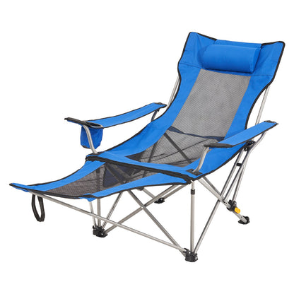 Reclining Camping Chair Portable Chair 330 lbs Load for Outdoor and Home