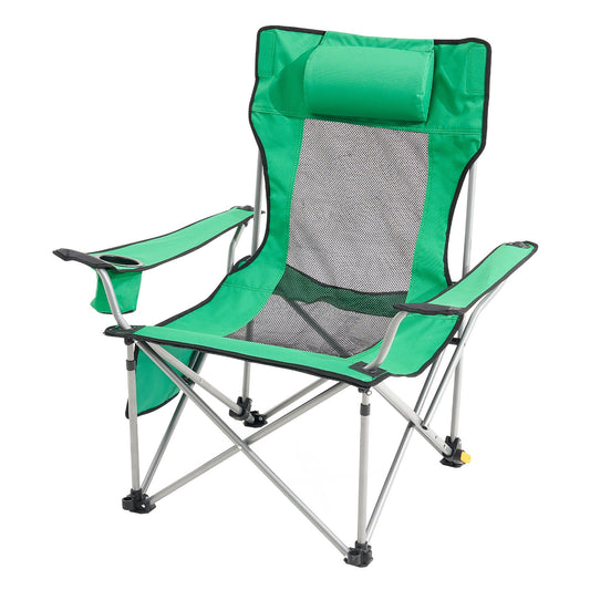 Reclining Camping Chair Portable Chair 330 lbs Load for Home and Outdoor