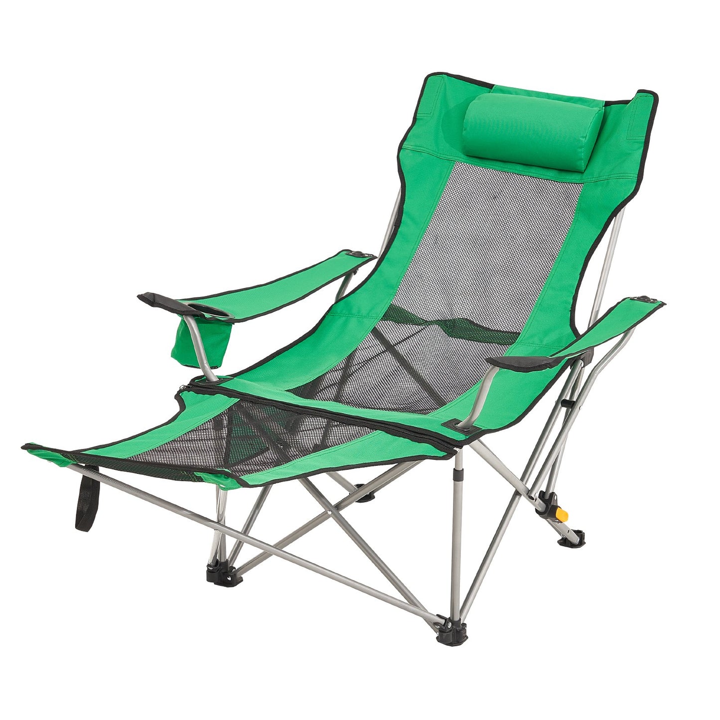 Reclining Camping Chair Portable Chair 330 lbs Load for Home and Outdoor