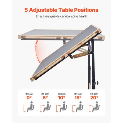 1500-piece puzzle board with legs, adjustable, portable wooden jigsaw, 86x63cm