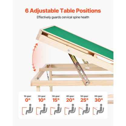 1500-piece puzzle board with folding legs, portable wooden jigsaw, 86x63cm