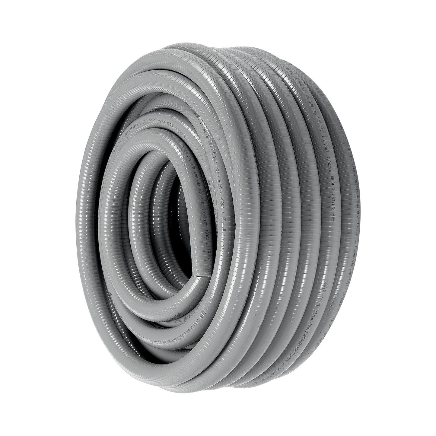 1/2 in flexibel vätsketät elektrisk PVC-ledning 100 fot icke-metallisk