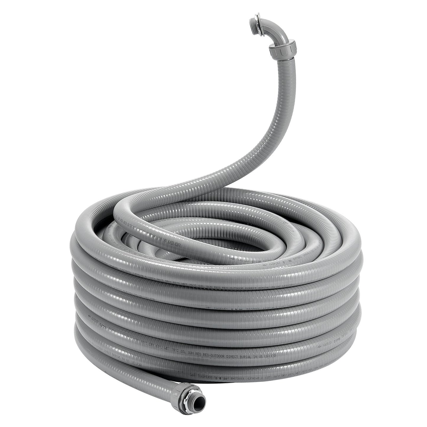 1/2 in flexibel vätsketät elektrisk PVC-ledning 100 fot icke-metallisk