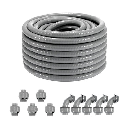 3/4 i flexibel vätsketät elektrisk PVC-ledning 100 fot icke-metallisk