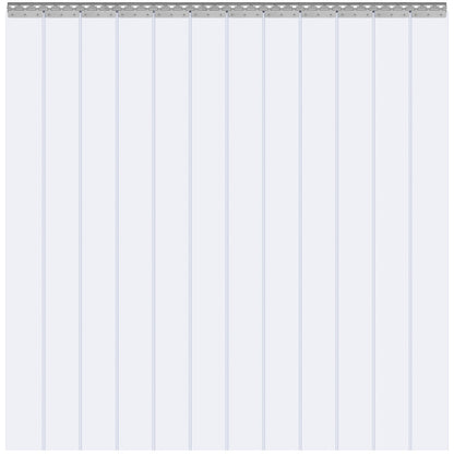 Strip Gardin PVC Dörr Gardin 72" x 96" Kylare Frys Klar Plast