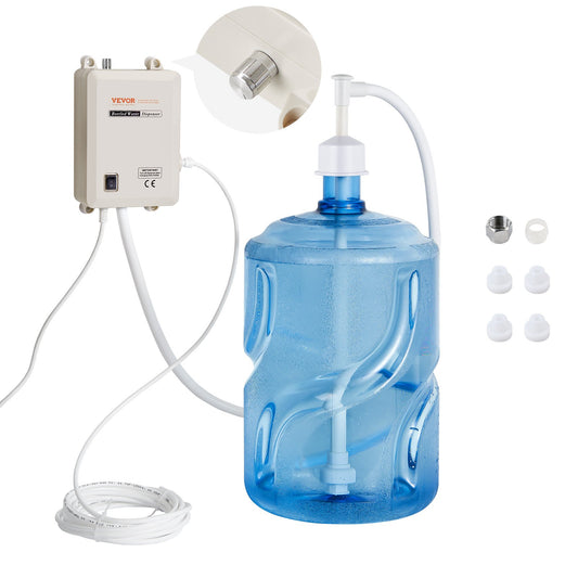 Pumpsystem för flaska vattendispenser, 5 gallon dispensersystem, automatisk elektrisk vattendispenser, enkel inloppsvattenkannapump, kompatibel användning med kaffe-/temaskin, kylskåp, ismaskin