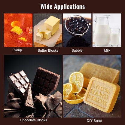 Chocolate Tempering Machine Chocolate Melting Pot 17.6 Pounds 2 Tanks