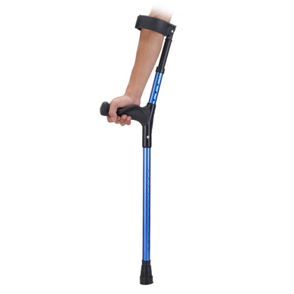 Underarmskryckor Gåkryckor i aluminium med justerbar höjd och manschetter