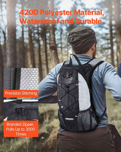 Lightweight Hydration Pack Backpack 2L Water Bladder Cycling Hiking Running