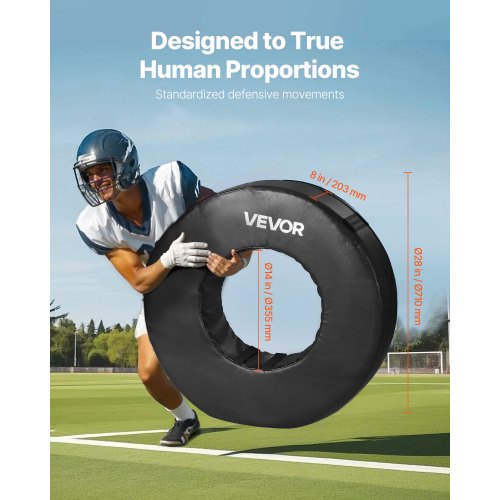 Fotbollstacklingshjul Tacklingsattrapp Vattentät PVC-tacklingsringrem 1 st |  EU