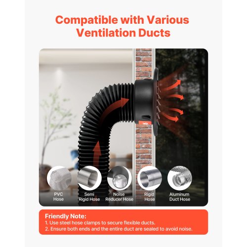 97 mm Rund Väggventilationsskydd Rostfritt Stål AC-ventil 2-pack Svart