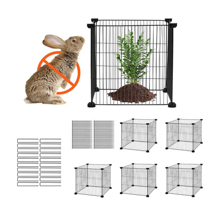 5-pack växtskydd från djur 15,35'' x 15,35'' metallväxtbur