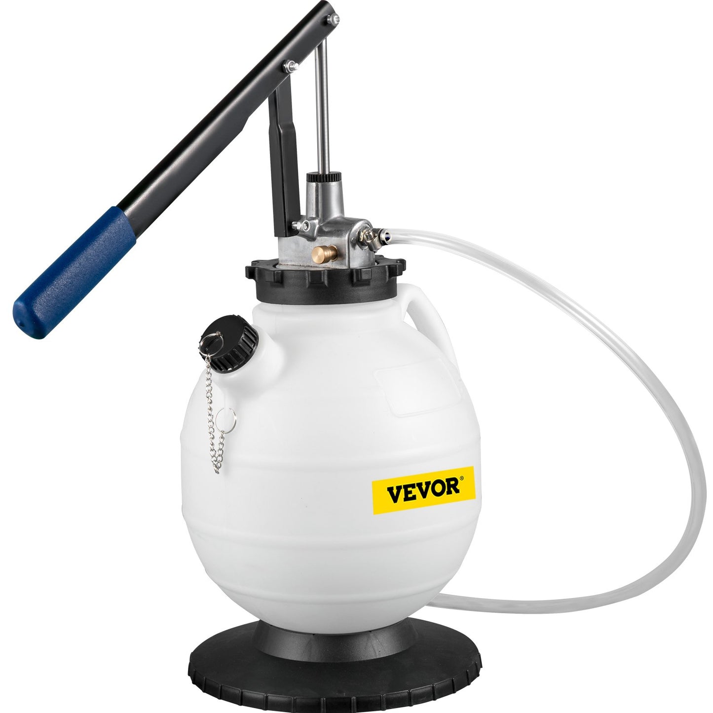 Transmissionsvätskepump manuell ATF-påfyllningssystem dispenser, olje- och vätskeextraktorer 7,5 liter stor kapacitet, automatisk transmissionsvätskepump verktygssats med 15 delar ATF-påfyllningsadaptrar