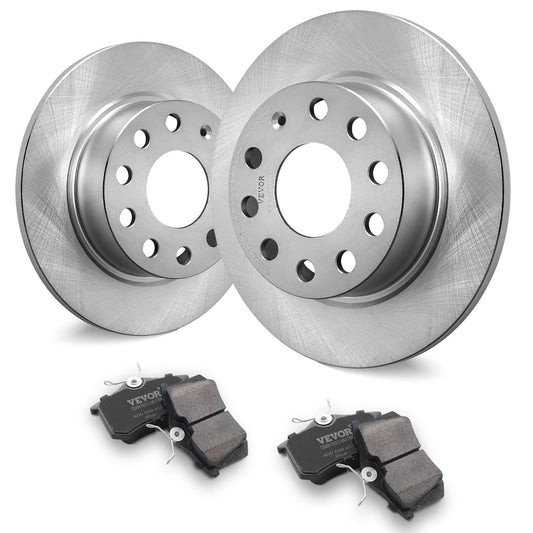 Rear Brake Kit Brake Rotors Brake Pad Replacement Kit for Audi A3(8P)