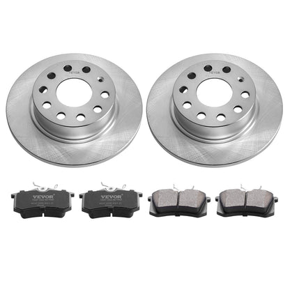Rear Brake Kit Brake Rotors Brake Pad Replacement Kit for Audi A3(8P)
