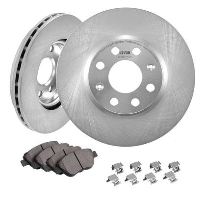 Front Ceramic Brake Rotor Pad Kit för Vauxhall Adam Corsa D Box Hatchback