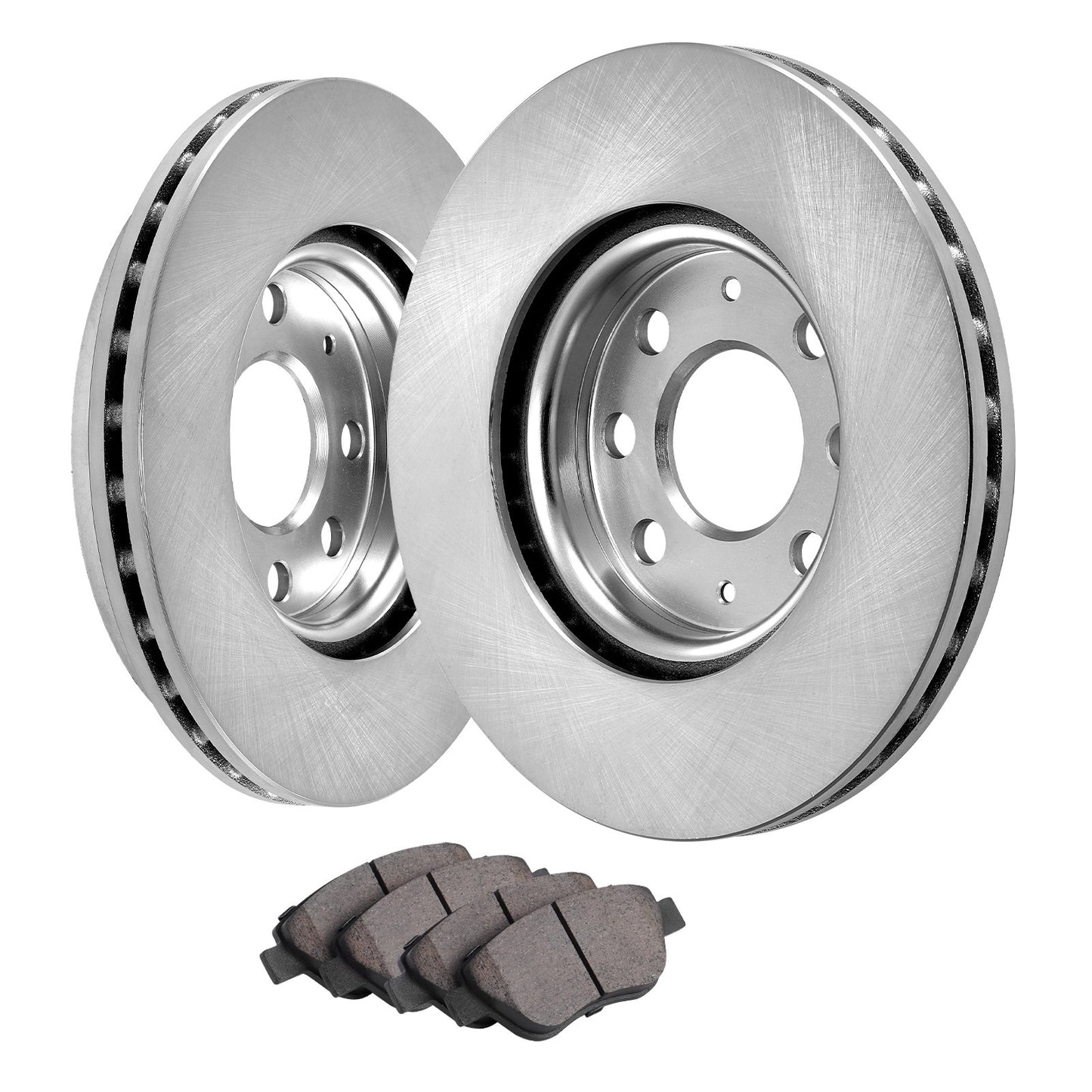 Front Ceramic Brake Rotor Pad Kit för Vauxhall Adam Corsa D Box Hatchback